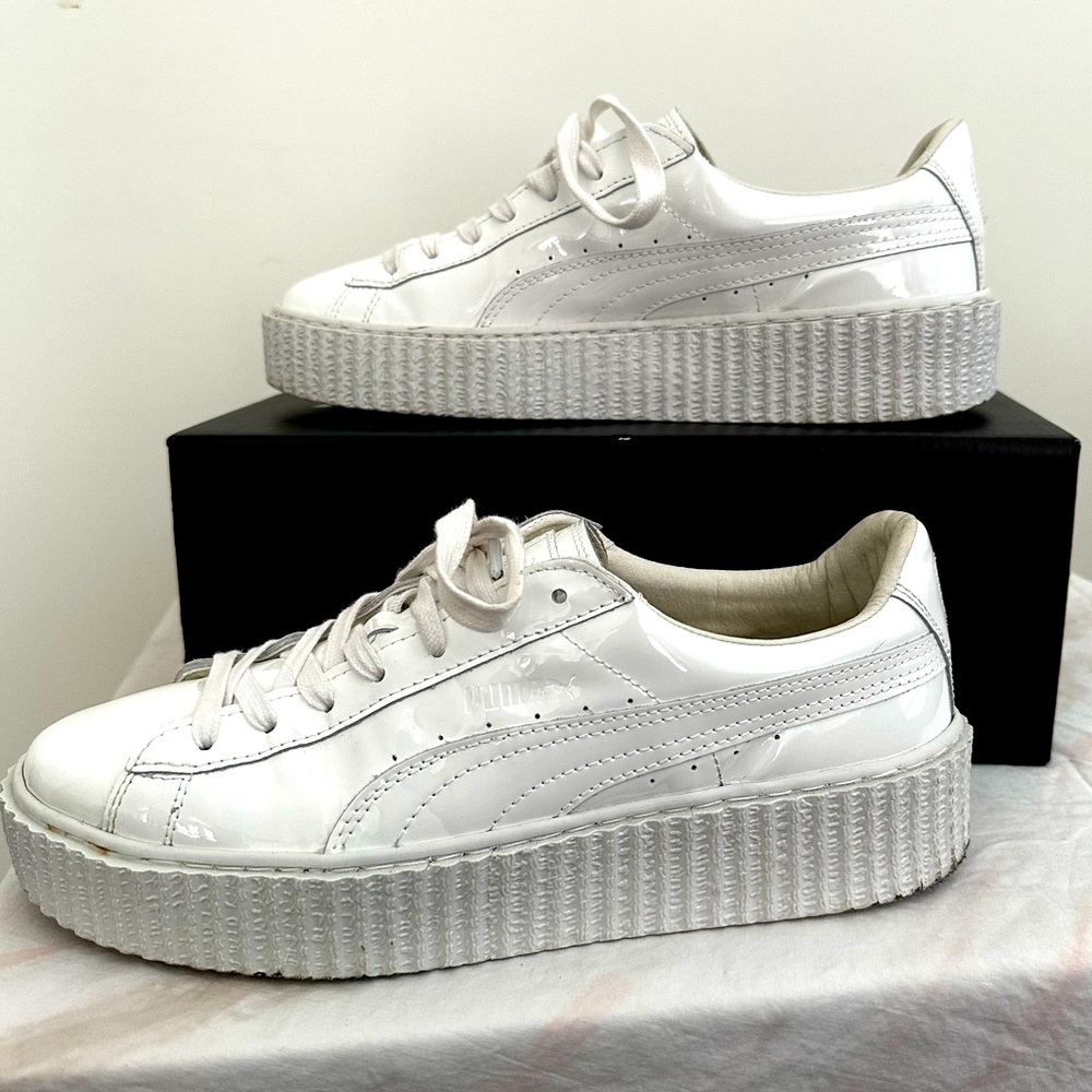 Extremely Worn Women’s Basket Creepers Glo Rihanna